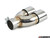 Turner Motorsport Double Wall Slash Cut Exhaust Tip - 2.75 Inlet - 3.5 OD - Stepped Left - Mirror