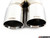 Turner Motorsport Double Wall Slash Cut Exhaust Tip - 3.0 Inlet - 3.5 OD - Stepped Right - Mirror