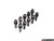 Rennline 68MM Black Titanium Lug Bolts - Set Of 10