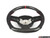 ECS MINI Cooper Flat Bottom Carbon Fiber Steering Wheel (Carbon/Alcantara/Red Stitching) RED Center Stripe - Gen 1 Three Spoke