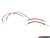 Front & Rear Exact-Fit Stainless Steel Brake Lines - Kit - ES4659684