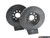 Front V5 Slotted Brake Rotors - Set (288x25) - ES4668309