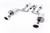 Milltek Cat Back Non Resonated Exhaust - Including Exhaust Valves - Satin Sheen Black Quad Outlet - RS4 B7 4.2 V8