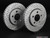 Rear Cross Drilled & Slotted Brake Rotors - Pair (256x22)