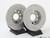 Rear Cross Drilled & Slotted Brake Rotors - Pair (260x12)