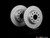 Rear Cross Drilled & Slotted Brake Rotors - Pair (282x12)