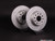 Rear Cross Drilled & Slotted Brake Rotors - Pair (282x12)