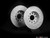 Rear Cross Drilled & Slotted Brake Rotors - Pair (282x12)