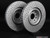 Front Cross Drilled & Slotted Brake Rotors - Pair (345x30)