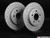 Rear Cross Drilled & Slotted Brake Rotors - Pair (288x12)