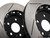 Rear Slotted 2-Piece Semi-Floating Brake Rotors - Pair (310x22)