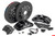 BRAKES, 350x34mm, 6 PISTON, MK7 Golf R/S3, Black, WITH PADS