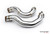 VRSF 3" Cast Stainless Steel High Flow Catted Downpipes Brushed Finish - N54 07-10 BMW 335i / 08-10 BMW 135i