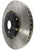 StopTech AeroRotor 2 Piece Black Hat No Rotor Coating Slotted; Front Right | 129.34144.14