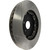 StopTech AeroRotor 2 Piece Black Hat No Rotor Coating Drilled; Front Left | 129.34164.15