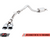 AWE 0FG Exhaust with BashGuard for Ford Ranger - Dual Chrome Silver Tips