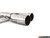 MK7 Jetta Quad Exit Axle-Back Exhaust System - With Carbon Fiber Rear Diffuser & 3.5" Chrome Tips