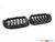 Dual Slat Blackout Grille Set - Gloss Black