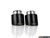 MK6 / MK7 GTI 4.0" OE Fit Exhaust Tips - Black Chrome - Pair