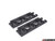 964 Billet Aluminum Upper Valve Cover Pair - Black