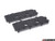 993 Billet Aluminum Lower Valve Cover Pair - Black