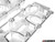 993 Turbo Billet Aluminum Lower Valve Cover Pair - Silver