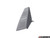 Aluminum Dead Pedal - Rubber Grip - Black/Rennline Logo