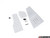 3 Piece Pedal Set - Perforated - Silver | ES2840250