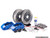 Front Big Brake Kit - Stage 5 - 2-Piece Cross-Drilled & Slotted Rotors (358x32) | ES4406