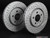 Front Cross Drilled & Slotted Brake Rotors - Pair (280x22) | ES2189793