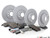 Front & Rear brake service kit (288x25/260x12) | ES2762637