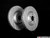 Front Cross Drilled & Slotted Brake Rotors - Pair (345x30) | ES2189763