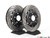 Rear 2-Piece Brake Rotors - Pair (324x22)