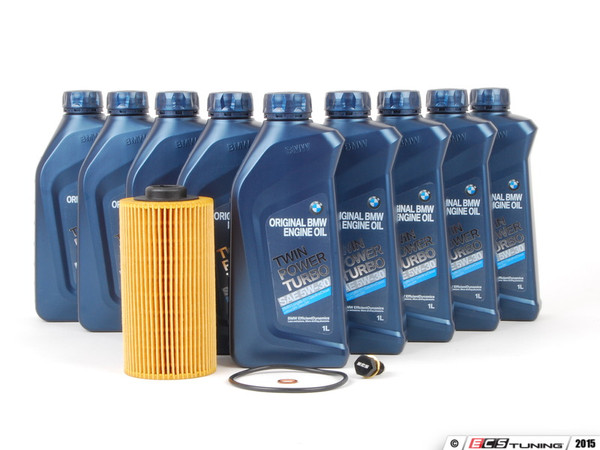 Genuine BMW Inspection I / Oil Change Kit - With ECS Magnetic Drain Plug