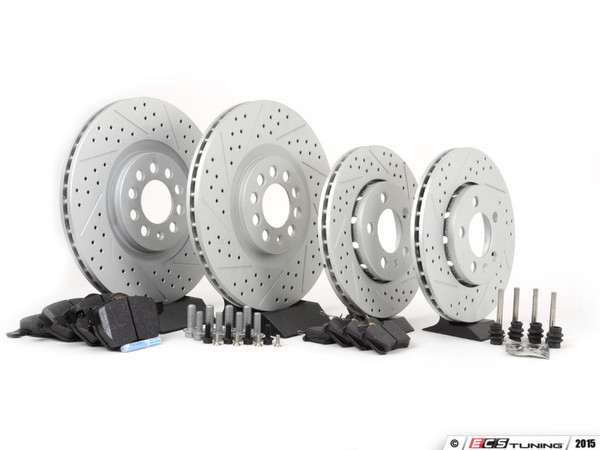 Performance Front & Rear Brake Service Kit (312x25/256x22)