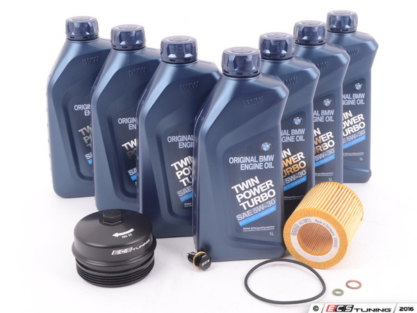 Genuine Oil Change Kit - With ECS Aluminum Oil Filter Cap