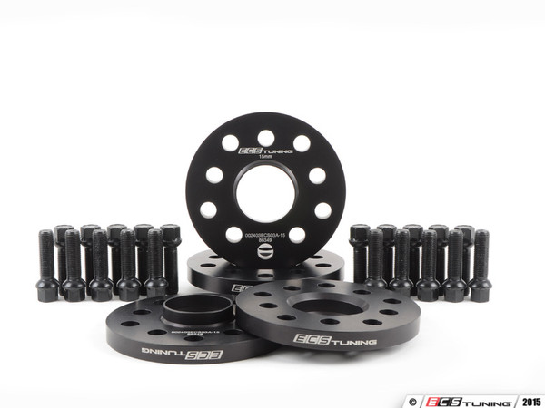 Wheel Spacer Flush Fit Kit - Black Bolts | ES2951799