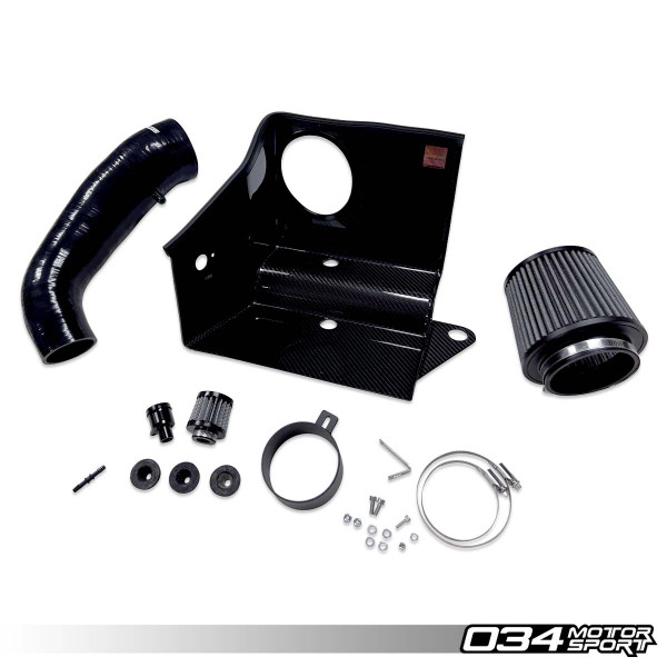 034Motorsport S34 CARBON FIBER INTAKE, 8V/8V.5 AUDI A3/S3/TT/TTS, MK7/7.5 VW GOLF/GTI/R & MK7 VW GLI, 1.8T/2.0T GEN 3