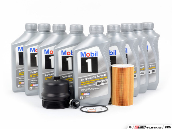 Oil Service Kit With ECS Magnetic Drain Plug and Billet Oil Filter Cap