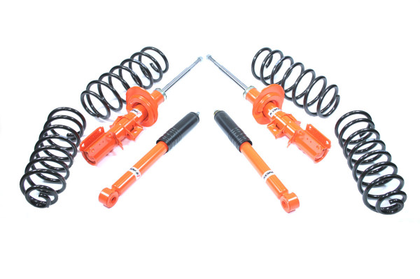 KONI STR.T/Eibach Kit- 4 STR.T (orange) dampers, 4 Eibach lowering springs | 1125 1013
