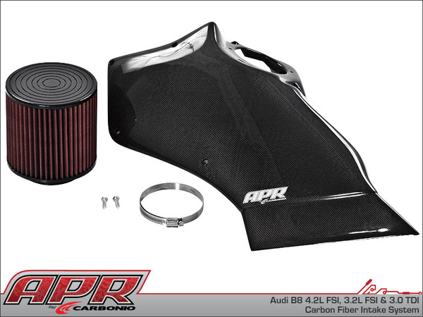 APR B8/B8.5 3.2/4.2L FSI/3.0 TDI Carbon Fiber Intake System