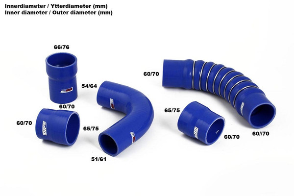 Volvo 240 Turbo B21FT Blue Pressure hoses