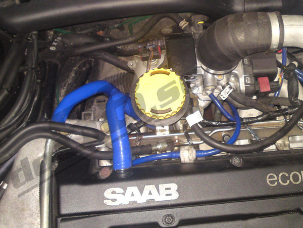 SAAB 9-5 98-03 & 9-3 T7 99-03 Black Crankcase vent hoses