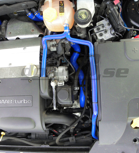 SAAB 9-3 2.0T 2003- Coolant hoses - Black