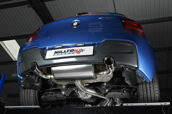Milltek Cat Back Exhaust Road Verison With Polished Tips  - BMW M 135i 3 & 5 Door (F21 & F20)