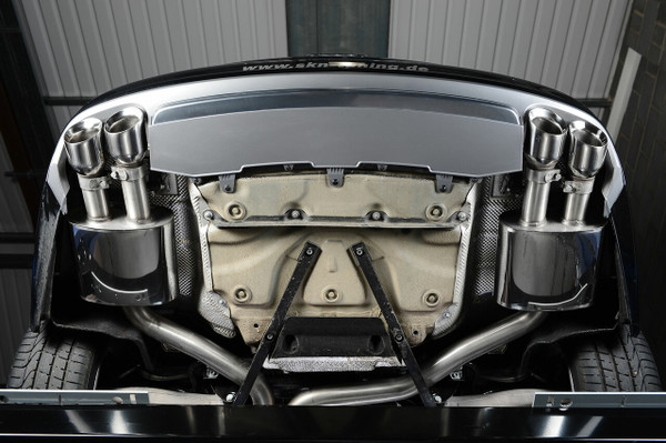 Milltek Non-Resonated Valvesonic Cat Back Exhaust With Black Velvet Tips - Audi S6 / S7 Sportback 4.0 TFSI Quattro