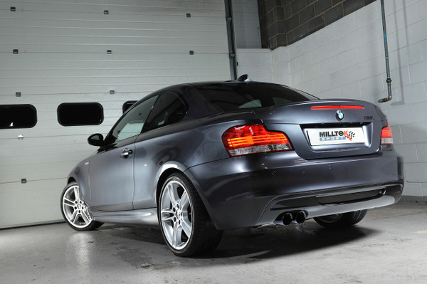 Milltek Resonated Secondary Cat Back Exhaust - BMW 135i Coupe & Cabriolet N54/N55