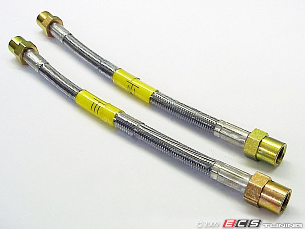 Exact-Fit Stainless Steel Brake Lines - Front | ES1535