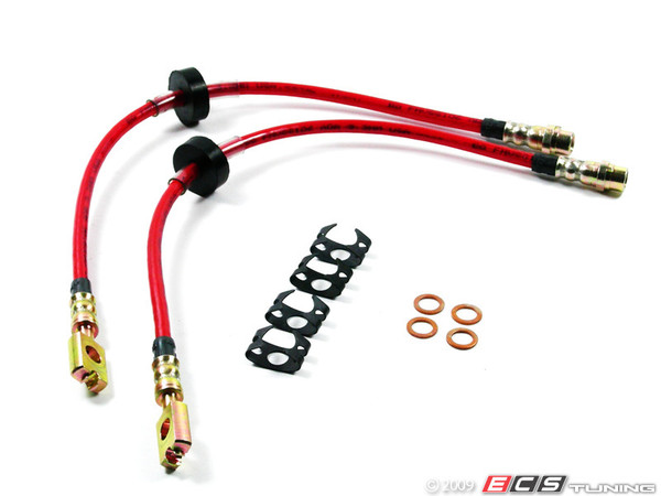 Exact-Fit Stainless Steel Brake Lines - Front | ES1210