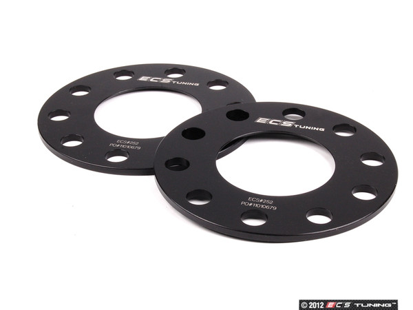 BMW 5mm Rear Wheel Spacers & ECS Conical Seat Bolt Kit